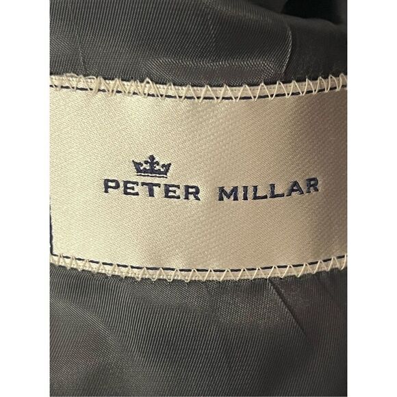 Peter Millar Flynn windowpane  two button wool suit sz 44R - Picture 4 of 14